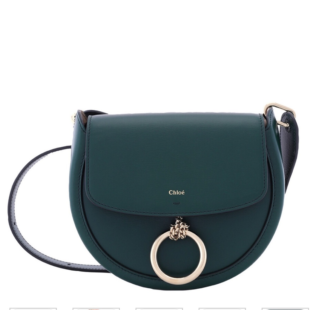 Chloe Arlene Small Crossbody Bag- Green